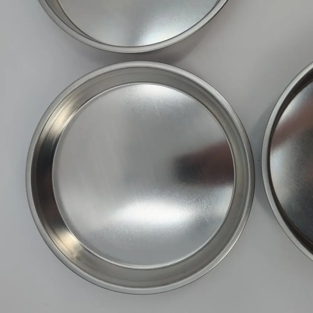 Vintage Chicago Metallic Checkerboard Cake Pan Set 9